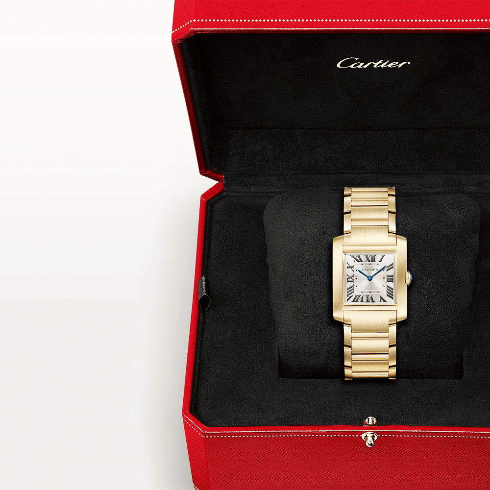 Cartier Tank Française Medium 18ct Yellow Gold Bracelet Watch - Berry's Jewellers