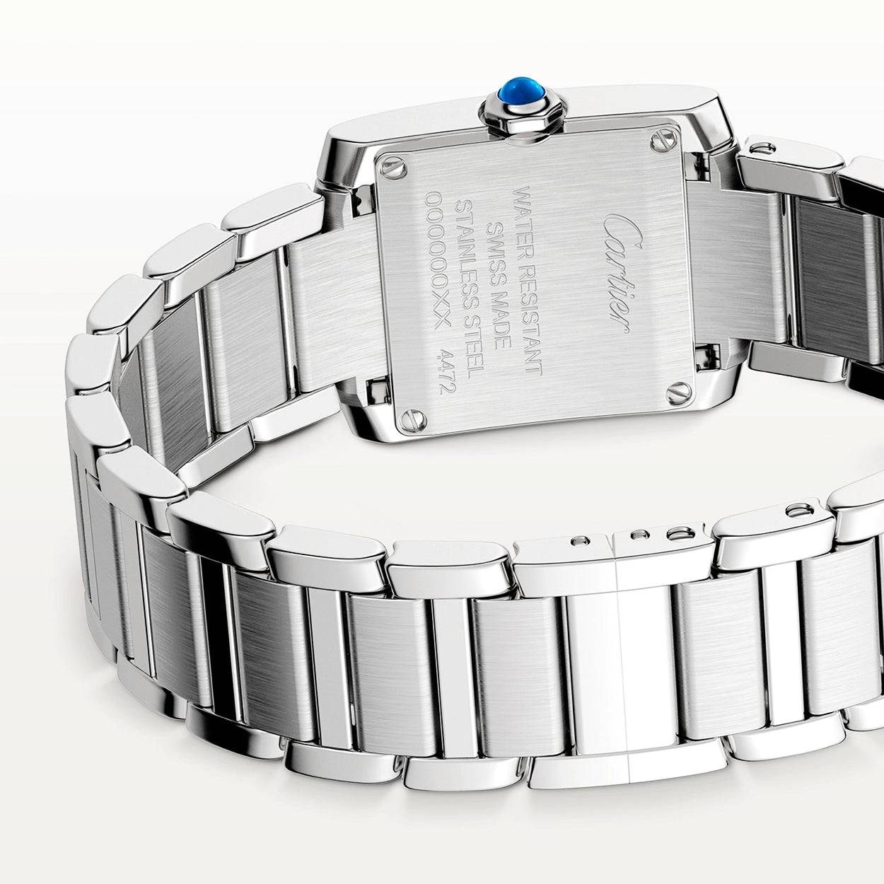 Cartier Tank Française Small Diamond Set Steel Bracelet Watch - Berry's Jewellers