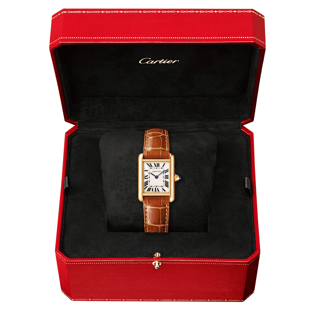 Cartier Tank Louis Cartier Small 18ct Yellow Gold Watch - Berry's Jewellers