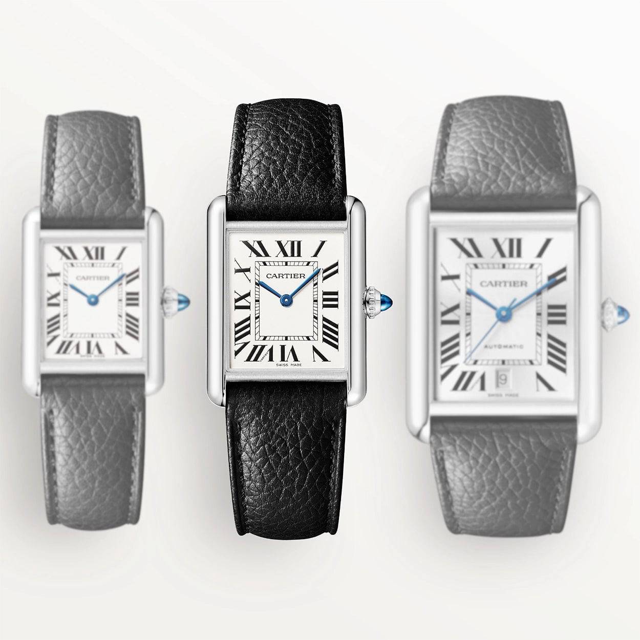 Cartier Tank Must Large Leather Strap Watch - Berry's Jewellers