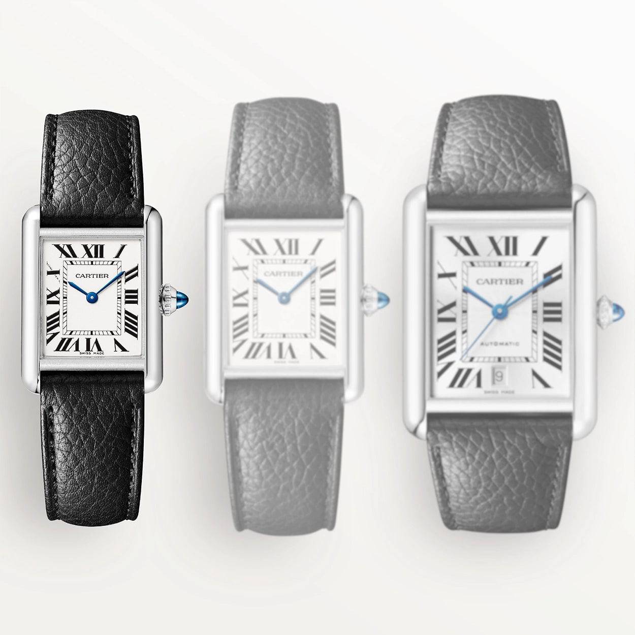 Cartier Tank Must Small Leather Strap Watch - Berry's Jewellers