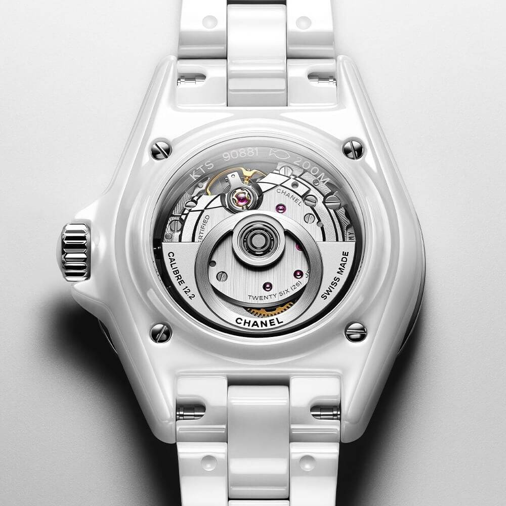 CHANEL J12 33mm White Ceramic Automatic Bracelet Watch - Berry's Jewellers