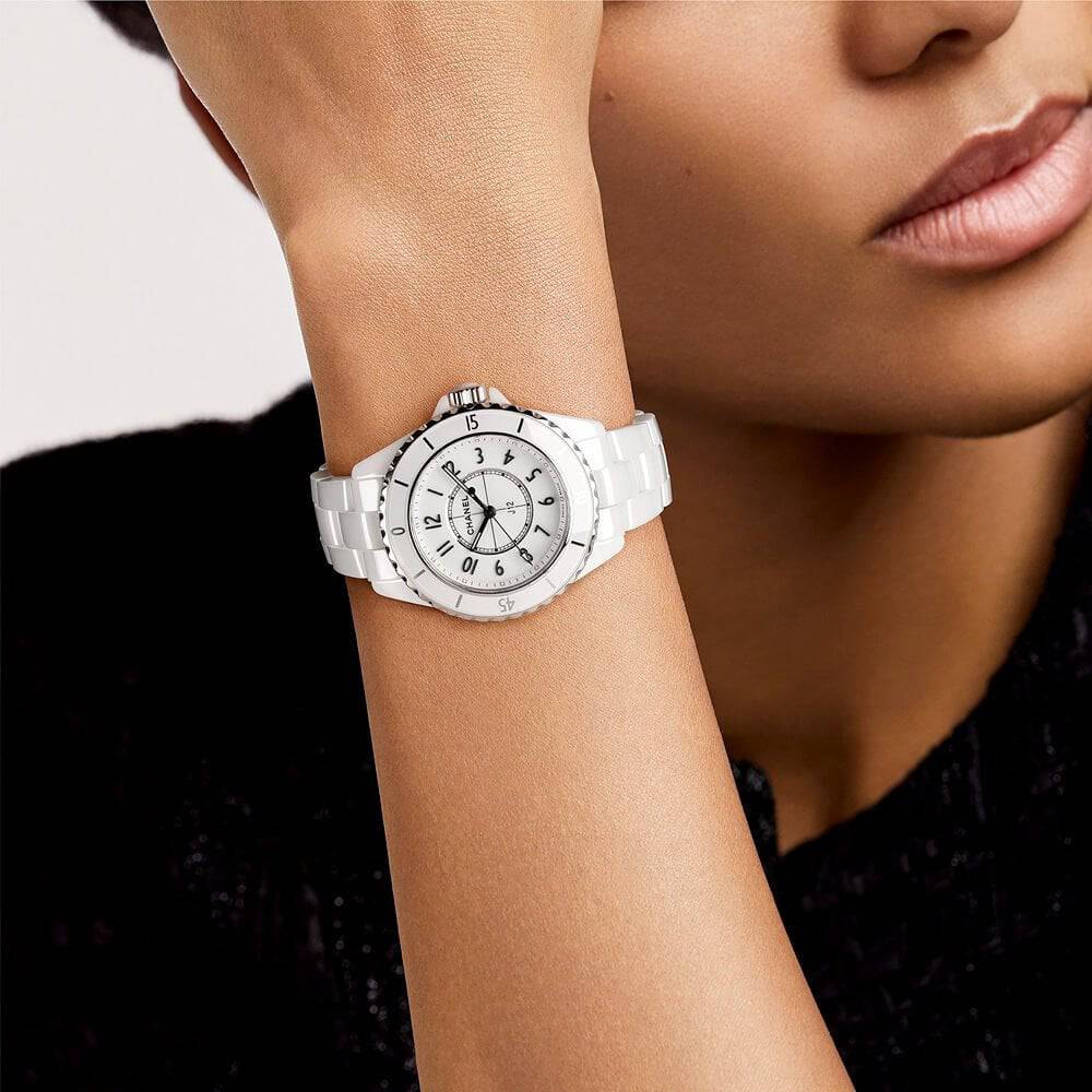 J12 33mm White Ceramic Ladies Bracelet Watch