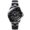 CHANEL J12 38mm Black Ceramic Diamond Dial Automatic Bracelet Watch - Berry's Jewellers