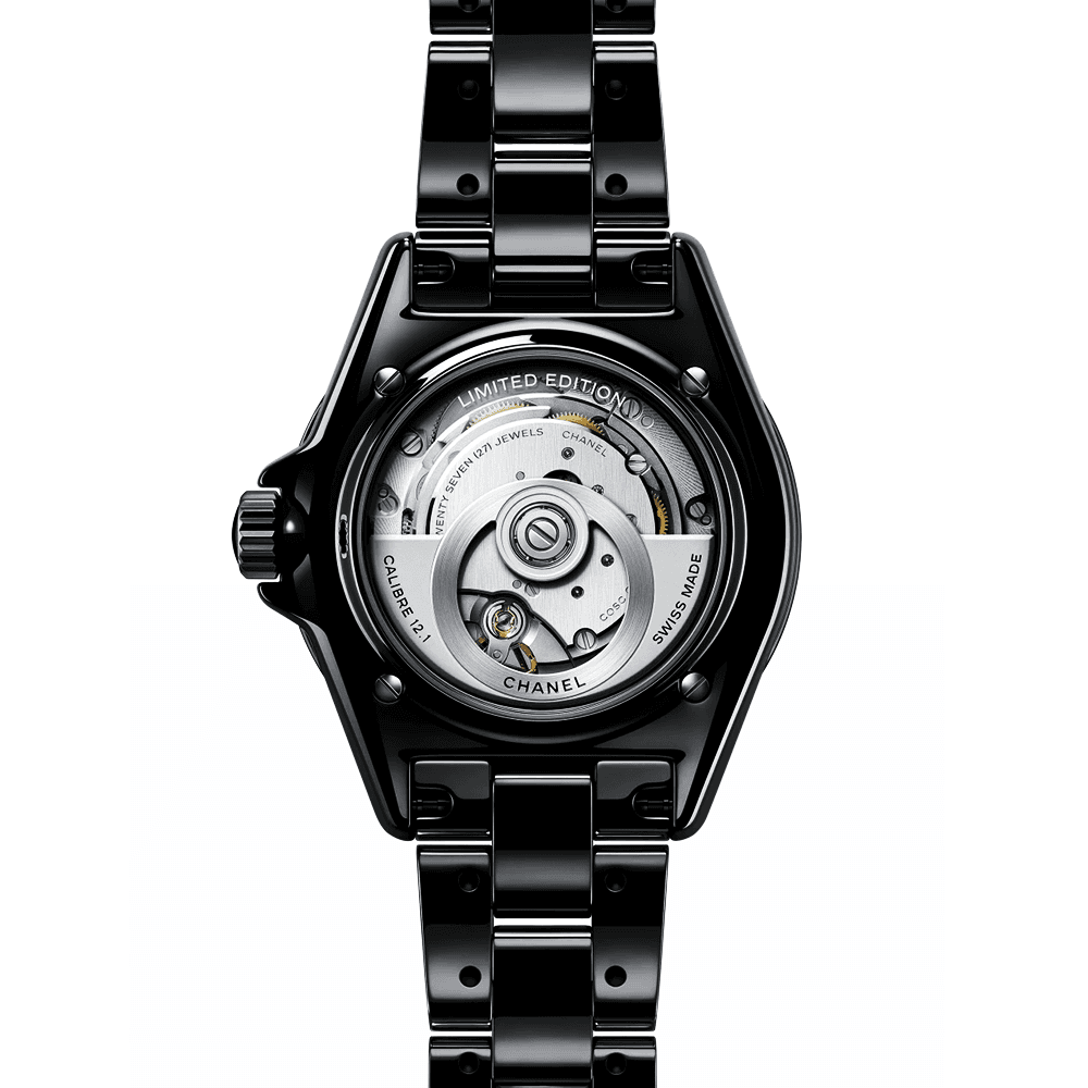 CHANEL J12 WANTED de CHANEL 38mm Black Ceramic Limited Edition Watch - Berry's Jewellers