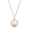 Chopard 18ct Rose and White Gold Happy Spirit Pendant. - Berry's Jewellers