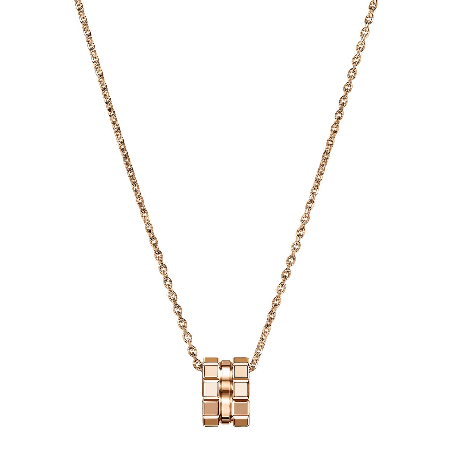 Chopard 18ct Rose Gold Ice Cube Pendant - Berry's Jewellers