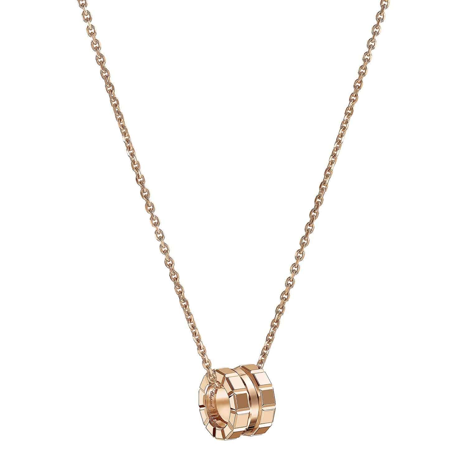 Chopard 18ct Rose Gold Ice Cube Pendant - Berry's Jewellers