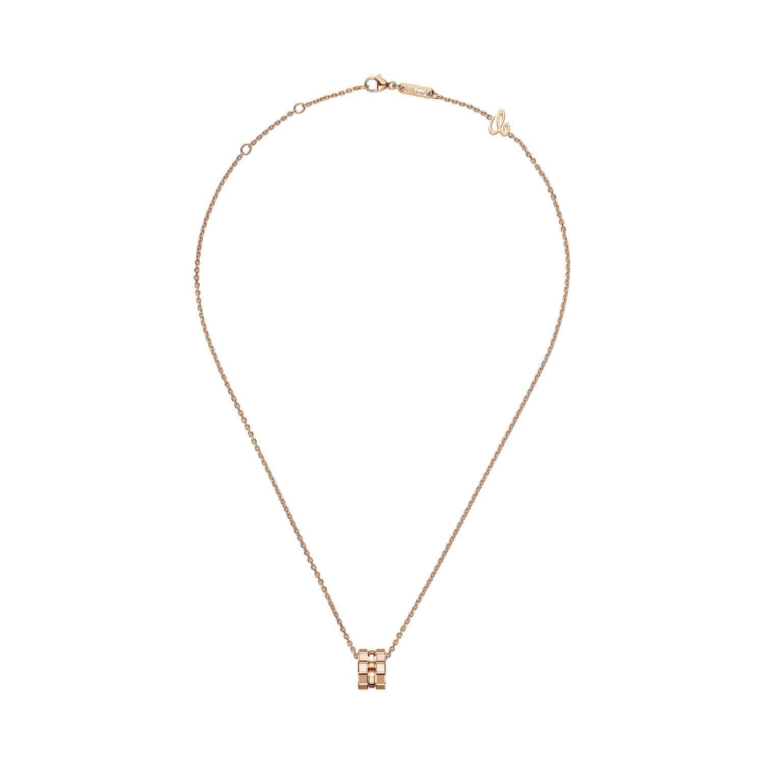 Chopard 18ct Rose Gold Ice Cube Pendant - Berry's Jewellers