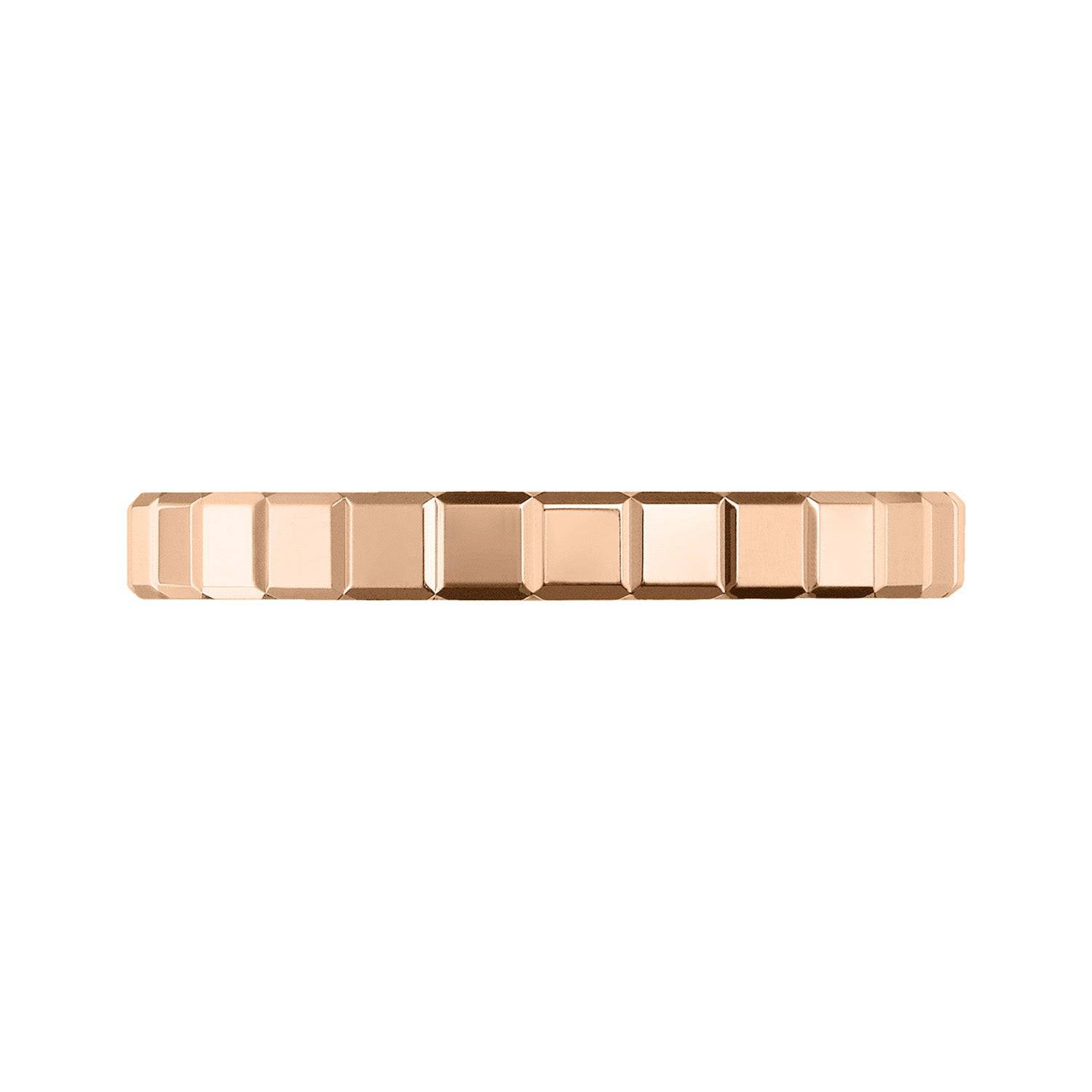 18ct Rose Gold Ice Cube Ring