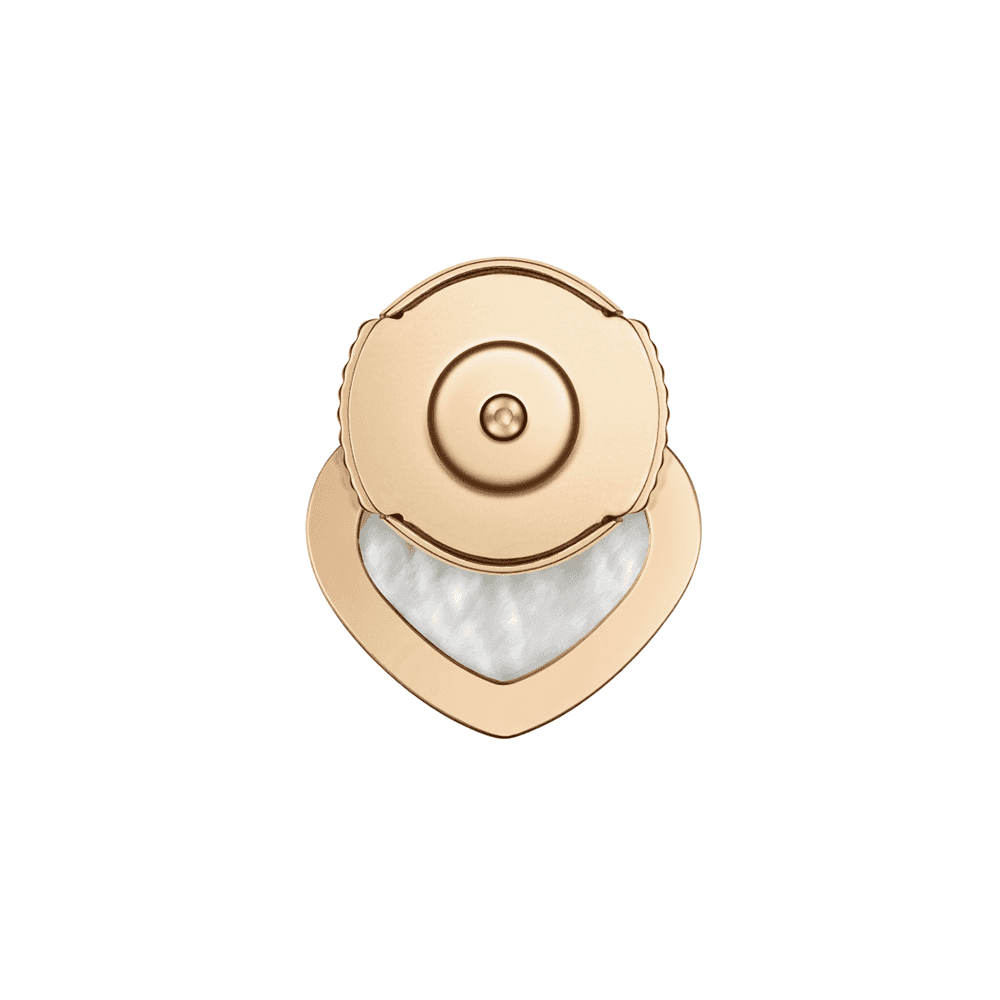 Chopard 18ct Rose Gold My Happy Hearts Mother Of Pearl Single Stud Earring - Berry's Jewellers