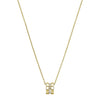 Chopard 18ct Yellow Gold Ice Cube Mini Diamond Set Pendant - Berry's Jewellers