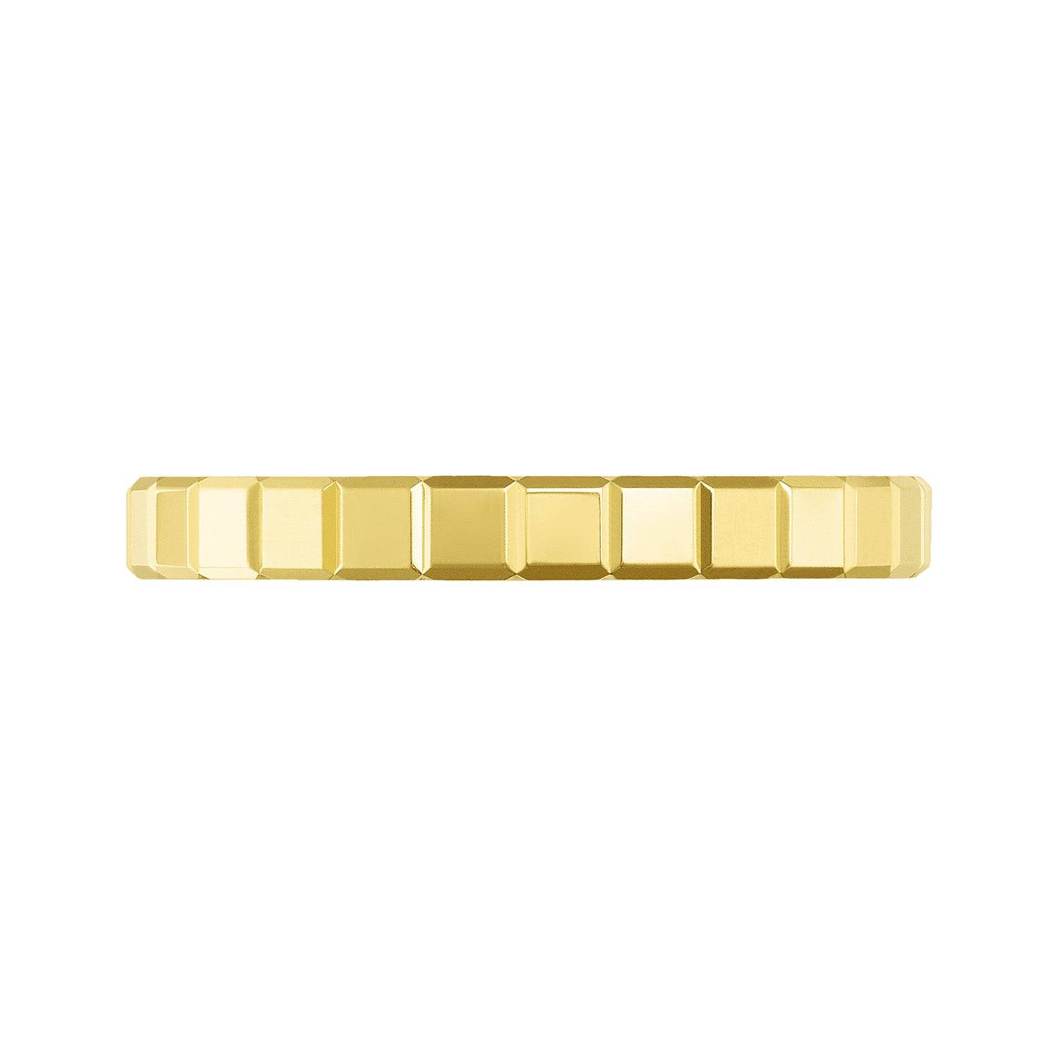 18ct Yellow Gold Ice Cube Ring