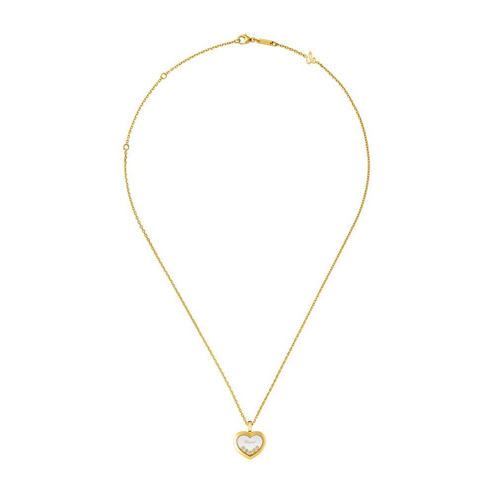 Chopard Happy Diamonds 18ct Yellow Gold Heart Pendant - Berry's Jewellers