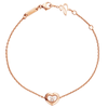 Chopard Happy Diamonds Icons 18ct Rose Gold Heart Bracelet - Berry's Jewellers