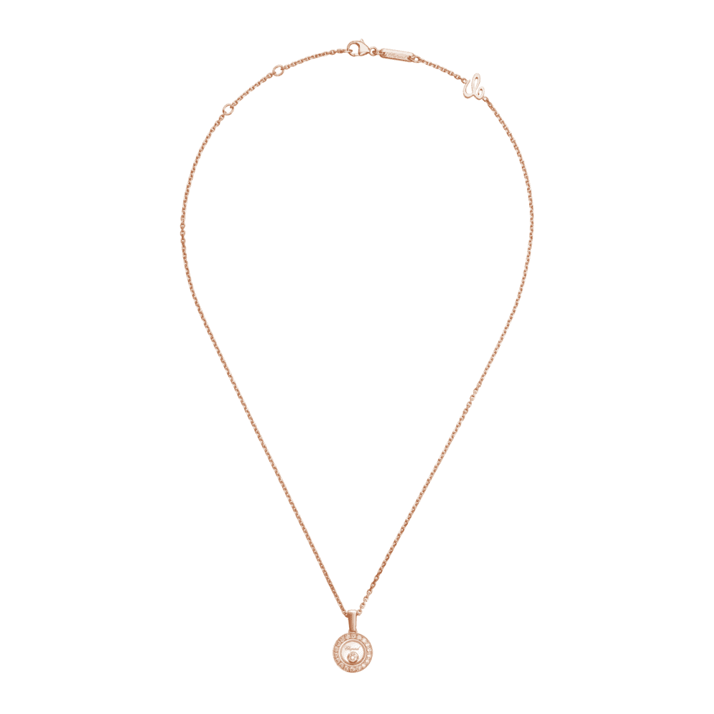 Happy Diamonds Icons 18ct Rose Gold Small Round Pendant