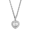 Chopard Happy Diamonds Icons 18ct White Gold Diamond Heart Pendant - Berry's Jewellers