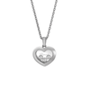 Chopard Happy Diamonds Icons 18ct White Gold Heart Pendant - Berry's Jewellers