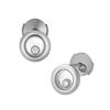 Chopard Happy Diamonds Icons 18ct White Gold Round Earrings - Berry's Jewellers