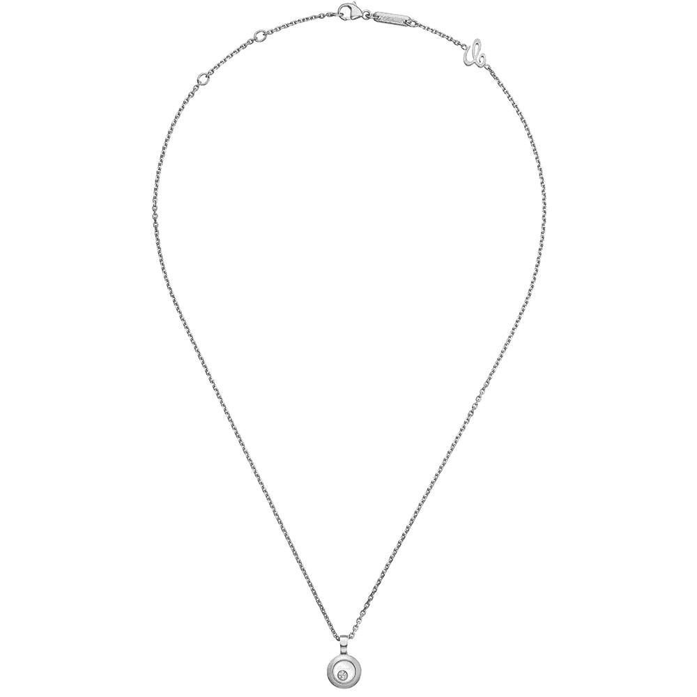 Happy Diamonds Icons 18ct White Gold Round Pendant