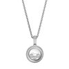 Chopard Happy Diamonds Icons 18ct White Gold Round Pendant - Berry's Jewellers