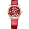 Chopard Happy Sport 33mm 18ct Rose Gold Automatic Strap Watch - Berry's Jewellers