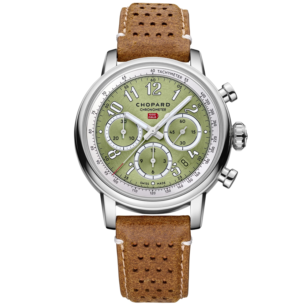 Mille Miglia Classic 40.5mm  Chronograph Steel Automatic Strap Watch