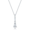 18ct White Gold Diamond Vintage Style Pendant