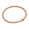 FOPE Eka 18ct Rose Gold Bracelet Set With One Diamond - Berry's Jewellers