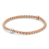 Eka 18ct Rose Gold Bracelet with Diamond Set Rondel