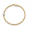 FOPE Eka 18ct Yellow Gold Slim Bracelet - Berry's Jewellers