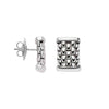 FOPE Essentials 18ct White Gold Bar Stud Earrings - Berry's Jewellers