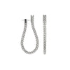 FOPE Essentials 18ct White Gold Drop Hoop Earrings - Berry's Jewellers