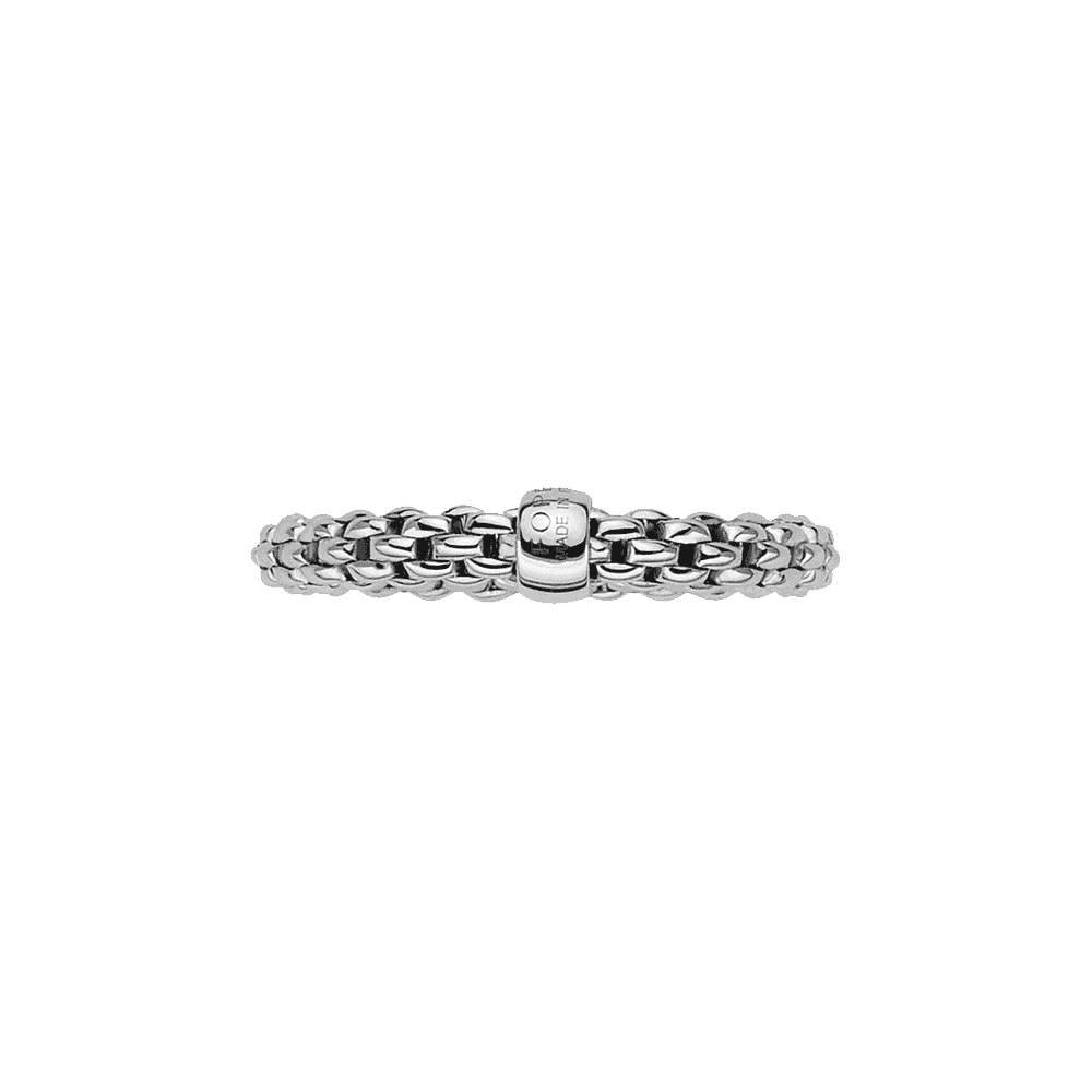 FOPE Flex'it Essentials 18ct White Gold Slim Ring - Berry's Jewellers