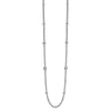 FOPE Prima 18ct White Gold 90cm Necklace With Diamond Rondels - Berry's Jewellers