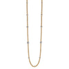 Prima 18ct Yellow Gold 90cm Necklace With Diamond Rondels