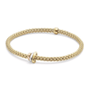 FOPE Prima 18ct Yellow Gold Bracelet With Multi-Tone Rondels - Berry's Jewellers