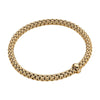 FOPE Solo 18ct Yellow Gold Bracelet With Single Diamond Set Rondel - Berry's Jewellers