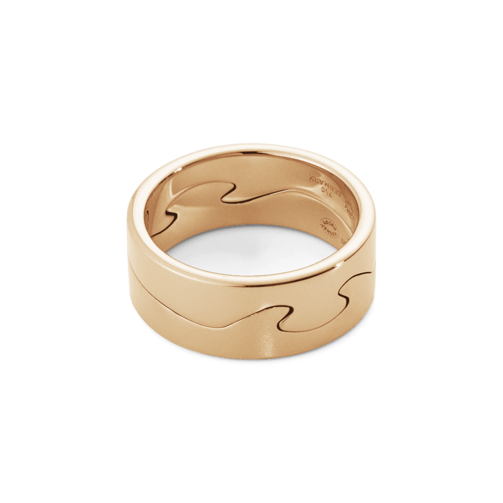 Georg Jensen 18ct Rose Gold Fusion End Ring - Berry's Jewellers