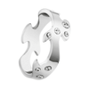 Georg Jensen 18ct White Gold Diamond Set Fusion Centre Ring - Berry's Jewellers