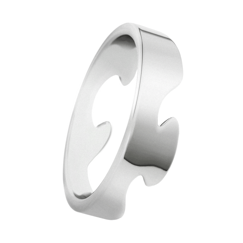 Georg Jensen 18ct White Gold Fusion End Ring - Berry's Jewellers