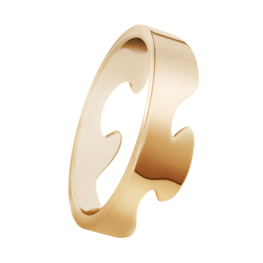 Georg Jensen 18ct Yellow Gold Fusion End Ring - Berry's Jewellers