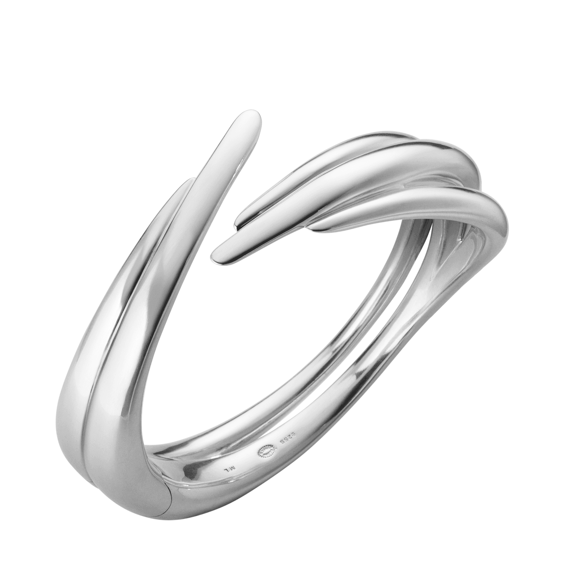 Georg Jensen Arc Sterling Silver Bangle - Berry's Jewellers