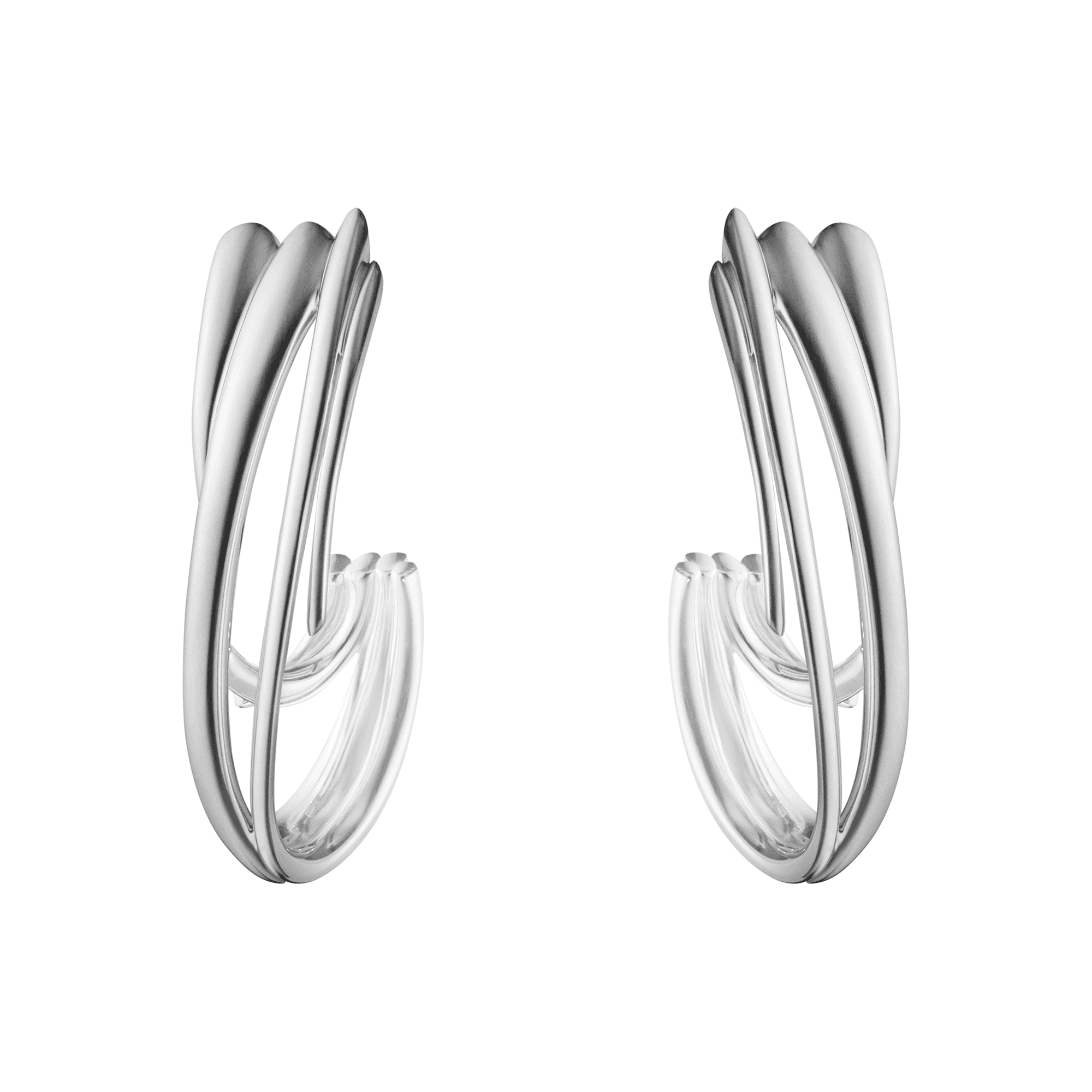 Georg Jensen Arc Sterling Silver Earrings - Berry's Jewellers