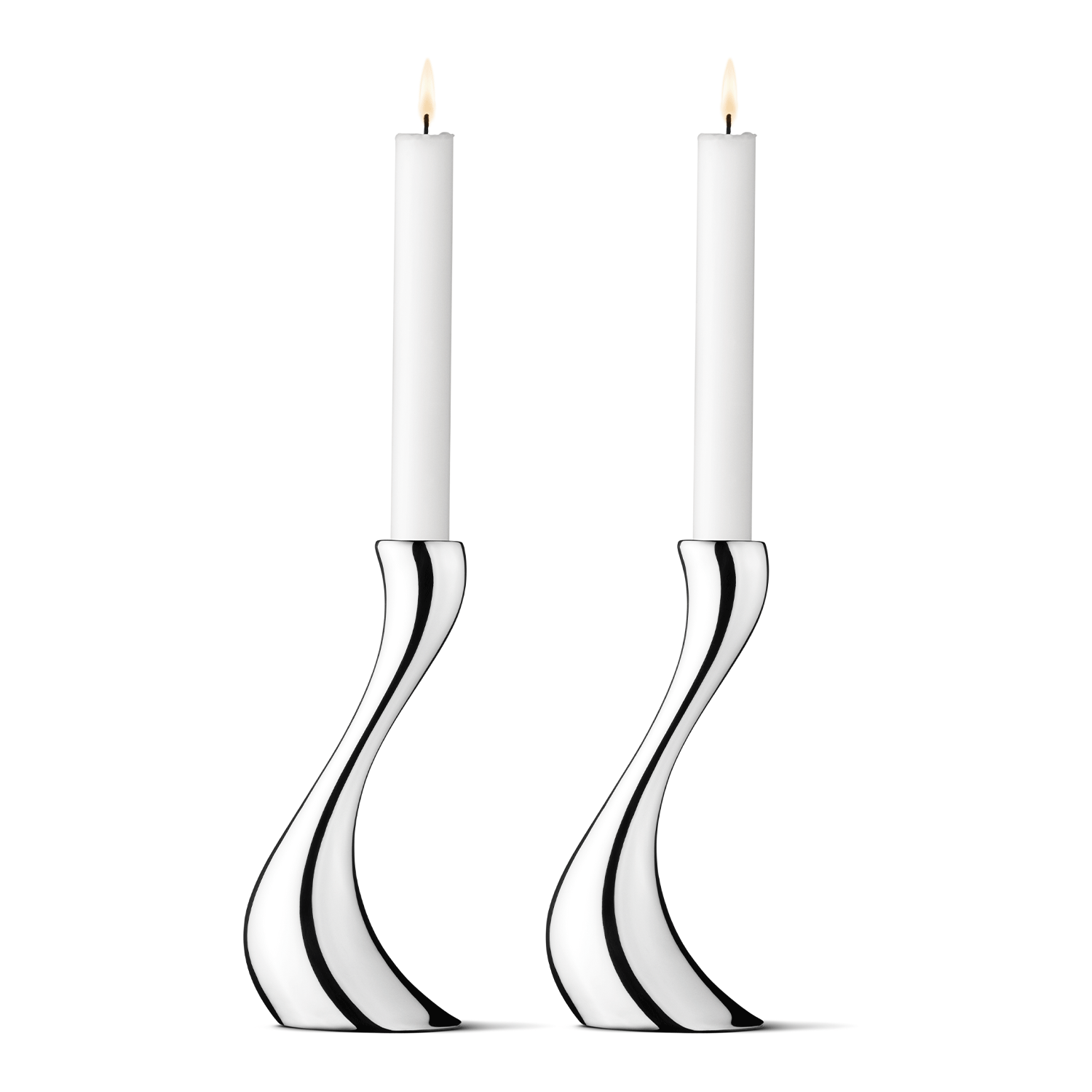 Cobra Medium Candlesticks Set