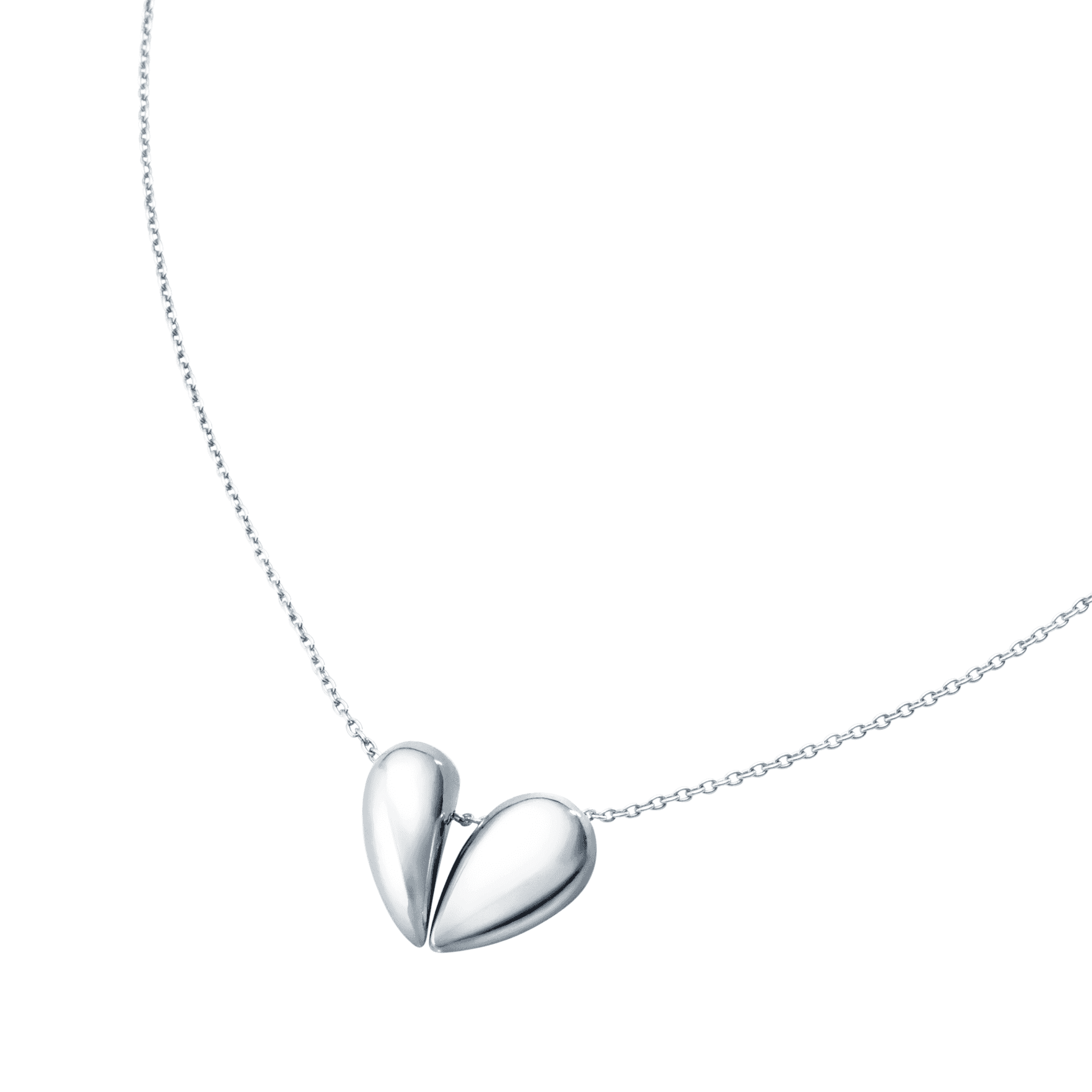 Hearts Of Georg Jensen Silver Pendant