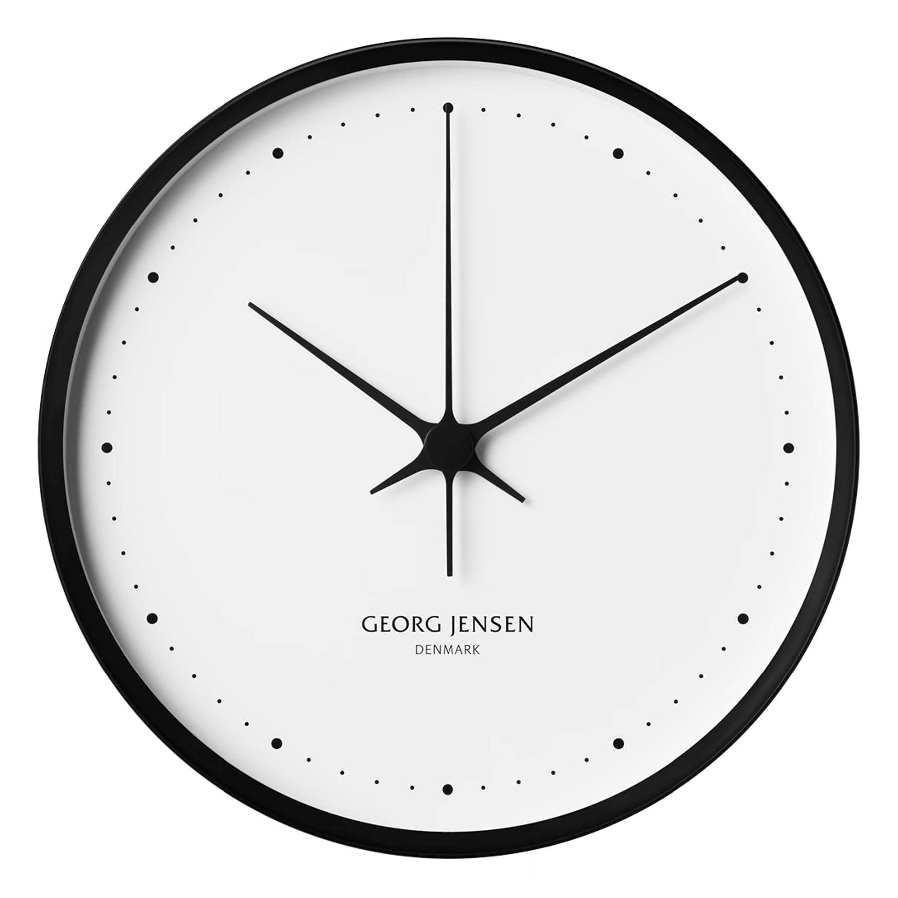 Henning Koppel Black Wall Clock