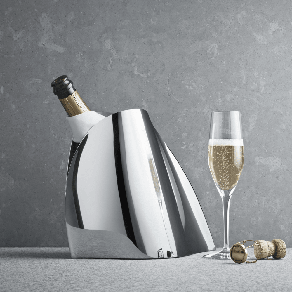 Georg Jensen Indulgence Stainless Steel Champagne Cooler - Berry's Jewellers