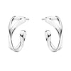 Georg Jensen Infinity Silver Hoop Earrings - Berry's Jewellers