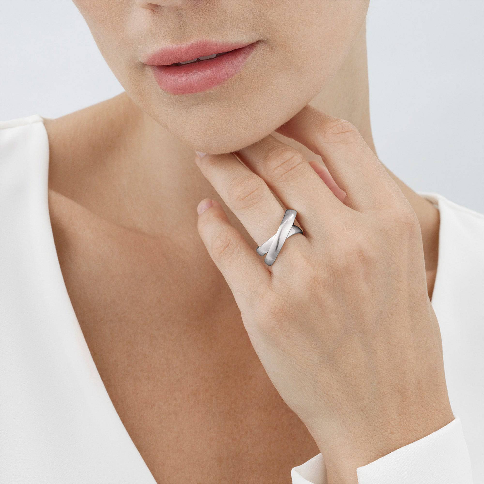 Georg Jensen Infinity Silver Ring - Berry's Jewellers